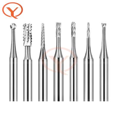 China Dental CAD Cam Pmma Wax Carbide Milling Bur For Zirconia Grinding for sale