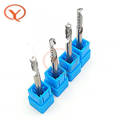 China PCD Wood High Speed ​​Single Flute Up-down Composite Solid Carbide CNC End Mill for sale