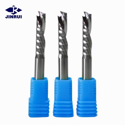 China Qiye Solid Flute Compossion Carbide Milling Cutter CNC Wood Solid Carbide End Mill for sale