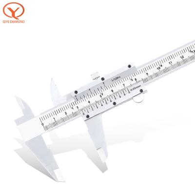 China Portable And High Accuracy Qiye 150mm Monoblock Stainless Steel Made Vernier Caliper With Precise Adjustment for sale