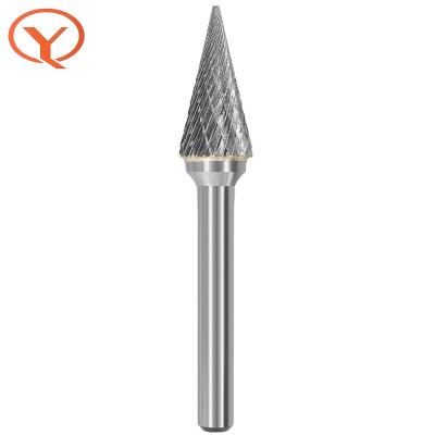 China Other Qiye High Speed ​​Steel Type 6MM-16MM Bit M Woodworking Rotary Burr Set File Rasp Drill For Wood Carving for sale