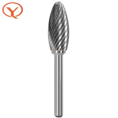 China Other H Type Qiye 6MM-16MM High Speed ​​Steel Woodworking Burr Set File Rasp Rotary Drill Bit For Wood Carving for sale