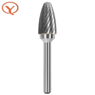 China Other F Type Qiye 6MM-16MM High Speed ​​Steel Woodworking Burr Set File Rasp Rotary Drill Bit For Wood Carving for sale