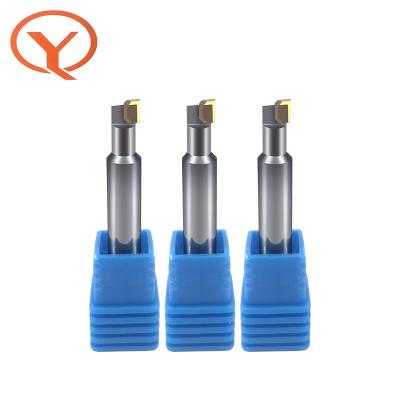 China Motor Qiye MCD side milling cutter carbide shank cutstom made 6mm-20mm for aluminum copper plastic and all other non-ferrous and non-ferrous metals for sale