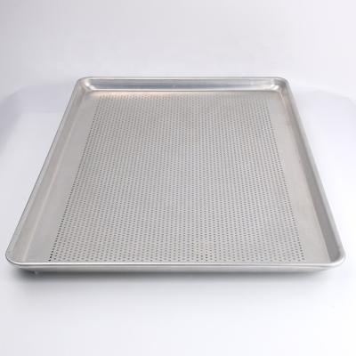 China Durable Non-Stick Coating Perforated Cookie Bread Bake Pan Sheet Aluminum for sale