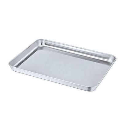 China Sustainable Aluminum Foil Oven Tray Non Stick Bakery Cookie Bread Baking for sale