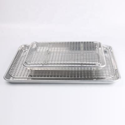 China Durable Right Angle Non Stick Flat Sheet Aluminum Liner Bread Box for sale