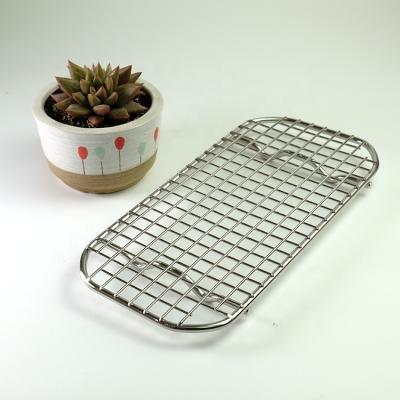 China Custom Wire Grill Stainless Steel Square Stick Non Easily Assembled BBQ Grill Net Rack for sale