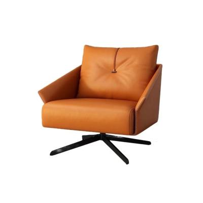 China MODERN best-selling leather swivel chair, beautifully designed leisure indoor swivel chair for sale