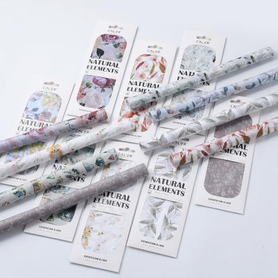 China Newly Recyclable Silk Flower Printed Floral Tissue Paper Bouquet Paper Florist Wrapping Material for sale