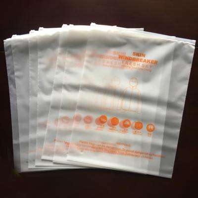 China Recyclable Custom Ziplock Bag Matte PVC/EVA/PP Frosted Plastic Slider Zipper Garment Packaging Bag for sale