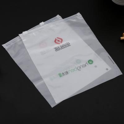 China Recyclable Custom Printed Waterproof Clear Frosted Plastic PVC Bikini Bag For Swimwear Tote Bag for sale