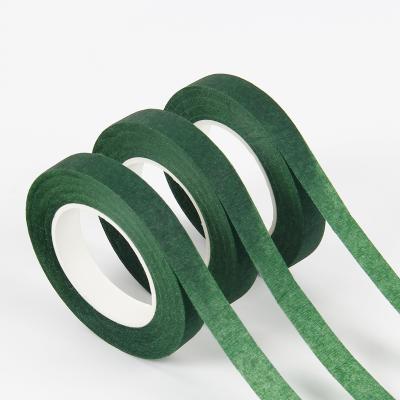 China Waterproof Wholesale Blue Green Floral Splicing Handmade Adhesive Tape Florist Wrapping Tape for sale