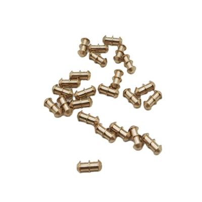 China Factory quality belt brass connector for PU hollow round belt at lowest price for sale