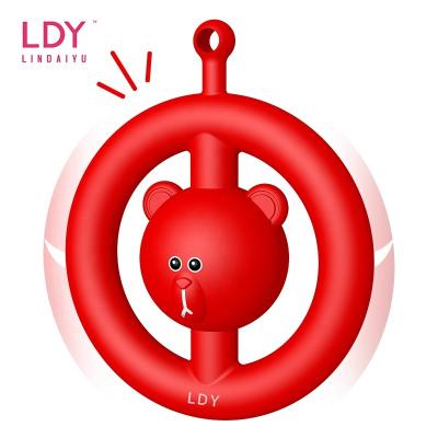 China Fast Shipping Educational Children's Squeeze Silicone Toys Screaming Monkey Drawstring Toys Material Eco-Friendly Products for sale