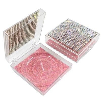 China Luxury natural soft false eyelash box, empty eyelash box and crystal eyelash box for sale