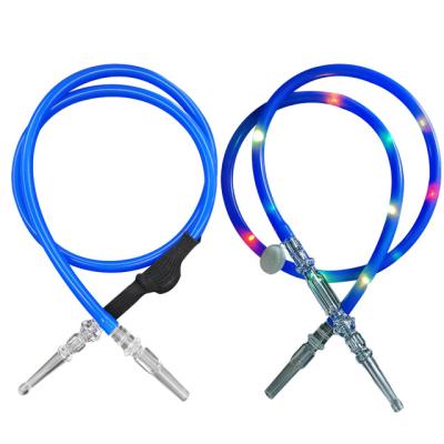 China High Quality Eco-friendly Hookah Hose Can Be Washed With LED Shisha Light Hose Hookah Accessories Wholesale for sale