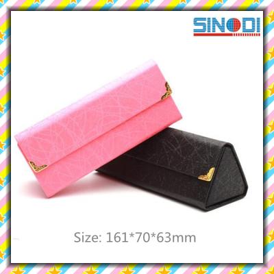 China Factory Ready New Design Foldable Hand Made Triangle Optical Stock Triange Case for sale