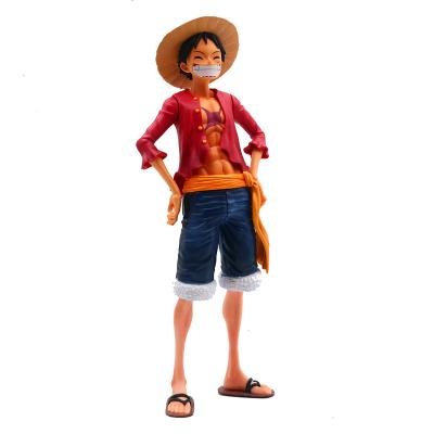 China Cartoon Toy One Piece Monkey D Luffy Smile Face Changeable Face Customized Japanese Anime Toys Customized Anime Toys For Kid for sale