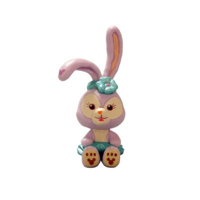 China Cartoon Toy Duffy Ballet Rabbit Sitting Position Doll Model Ornaments PVC Animation Character Decoration As Gift for sale