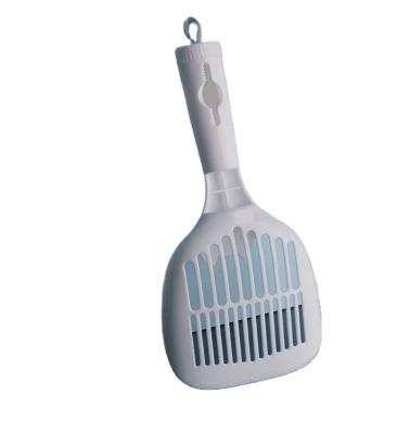 China Viable Material Plastic Scoop Cat Sand Cleaning Shovel Safety of Low Price pp Cat Litter White Pet Litter and Texture Cat Litter Shovel for sale