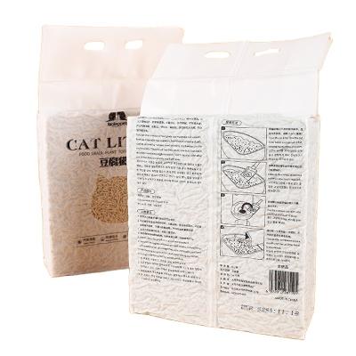 China Direct Natural Garbage Crushed Tofu Cat Litter Mixed Tofu Cat Water Absorption Factory Tofu for sale