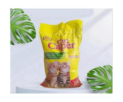 China Hot Popular Bentonite Cat Litter Biodegradable Bentonite Cat Mixed Water Absorption Tofu Soil Bentonite Cat Litter Sand for sale