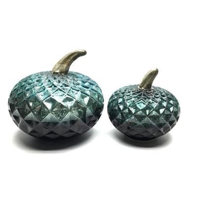 China Beauty Decorations Originality Mercury Glass Pumpkin For Halloween Decoration for sale