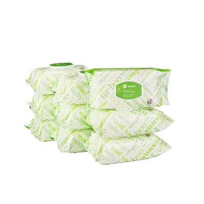 China Soft Customizable LOGO Babys Wipe Eco - Friendly Baby Wipes For Sensitive Skin for sale