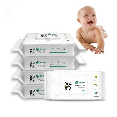 China Wholesale Eco-friendly Baby Wipes Thickened Bamboo Wet Cloths Baby Wet Cloths For Baby for sale