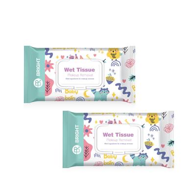 China ODM OEM ODM Ladies Extra Soft Aloe Facial Clean Cloths Amazon Wipes Fragrant Wet Tissue For Female for sale