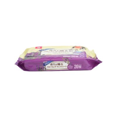 China Wholesale Nonwoven Lavender Disposable Dust Quick Dry Mopping Floor Cleaning Wet Cloths for sale