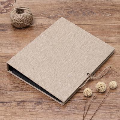 China Cotton handmade loose-leaf canvas photo album and simple DIY canvas photo album scrapbook canvas for sale