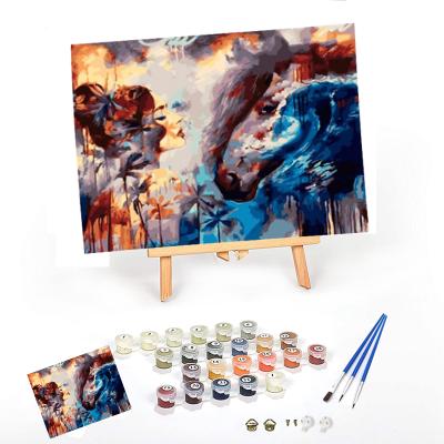 China DIY Painting DIY Decoration Painting Canvas Digital Oil Painting Hand-Painted Kit By Number for sale