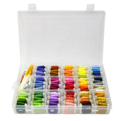 China DIY Embroidery/Cross Stitch Cotton Cross Stitch Thread Sewing Kit Toolbox Sewing Set Handmade Craft Embroidery Thread for sale