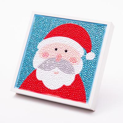 China Modern Christmas Kids DIY Painting Gift Decoration Handmade Square Diamond Painting Christmas for sale