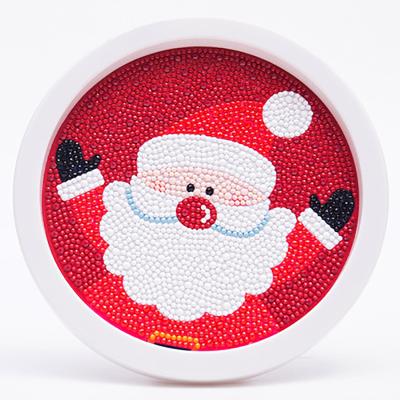 China DIY Painting Christmas Decoration Painting Handmade Round Drill Child Diamond Painting For Kids Toys for sale