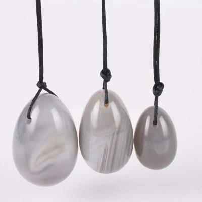 China Amazon Hot Selling Rose Quartz Agate Gray Yoni Egg Whitening for Massage 3 in 1 Set for sale