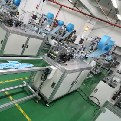 China Semi-auto Face Mask Mask Making Machine With High Capacity And Easy Operation for sale