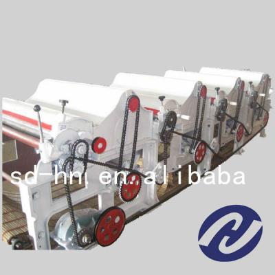 China New Design HN250 FIBER Four Roll Polyester Fabric Waste Recycling Machine For Spinning for sale