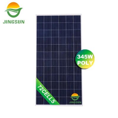 China Solar Power System Jingsun High Efficiency 72cells 340w 345w 350w 5bb Poly Solar Panel Europe With Good Price for sale