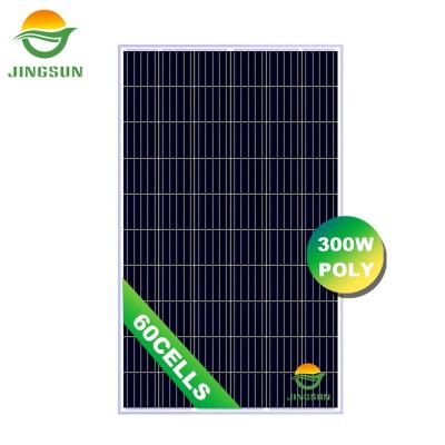 Cina Jingsun Solar Power System Standard Fotovoltaico 300w Polycrystalline Solar Panel in vendita