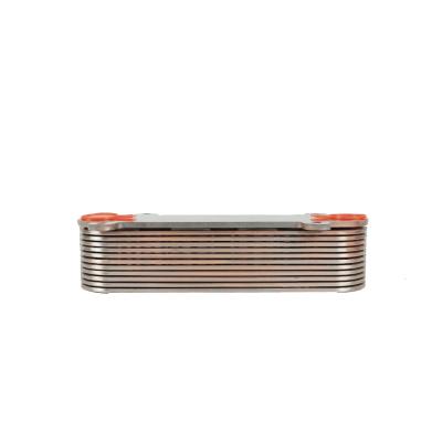 中国 Stainless Steel Oil Cooler Radiator Diesel Fuel Cooler D12 VG1246070012 Oil Cooler 販売のため