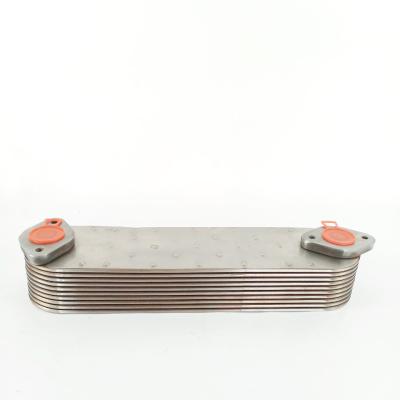 China High Performance 6D155 Stainless Steel Oil Cooler 600-651-1161 Te koop