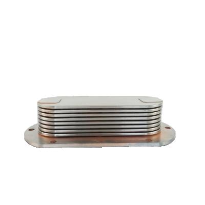 China Stainless Steel AR 55394 AR55394 Excavator Oil Cooler Agricultural Machinery Spare Parts Oil Cooler Core for sale