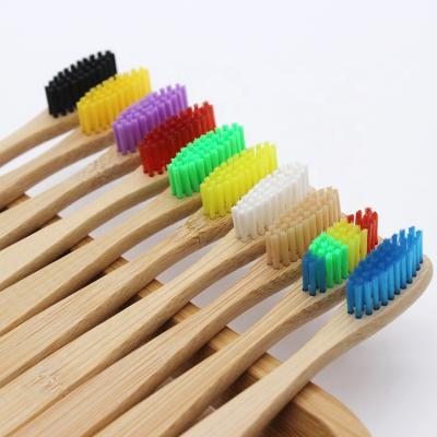 China HOTEL TOOTHBRUSH ECO-FRIENDLY Wholesale Bamboo Toothbrush Disposable Charcoal Wooden Toothbrush for sale