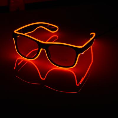 China Nightclubs Amazon Best Selling Wholesale Colorful LED Glasses Led Wire Glasses For Party for sale