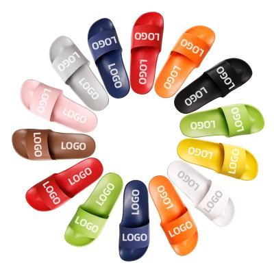 China Custom Printed Custom Printed Anti-Smell Flip Flop Slippers Shoes Designer Logo Slide Slippers For Men for sale