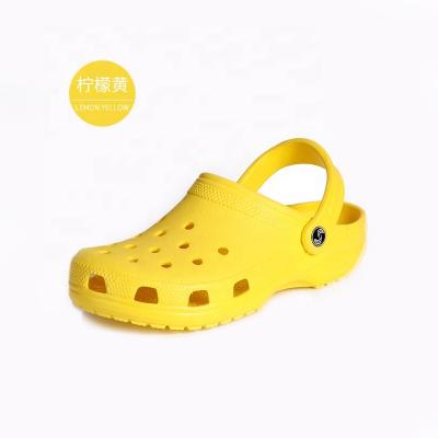 China 2021 Cheap White Men's Waterproof Eva Garden Clogs Shoes For Women's Clogs Women Flats Slippers Shoes for sale