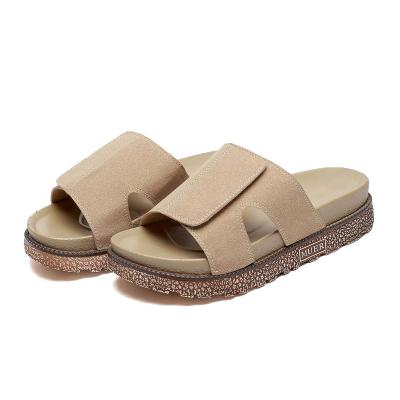 China Breathable Fashion Leather Women Slipper Summer Beach Slipper Indoor Indoor Home Outdoor Slipper for sale